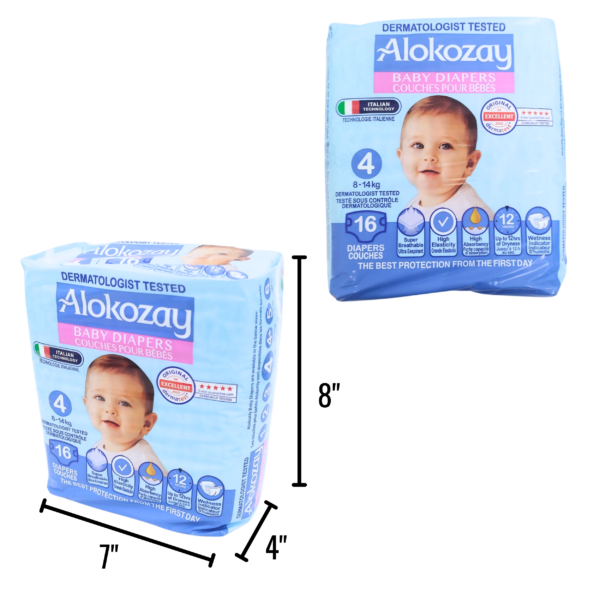 Wholesale Alokozay Baby Diapers - Size 4