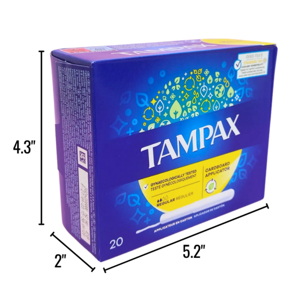 Wholesale Tampax Tampons Regular - 20 Pack