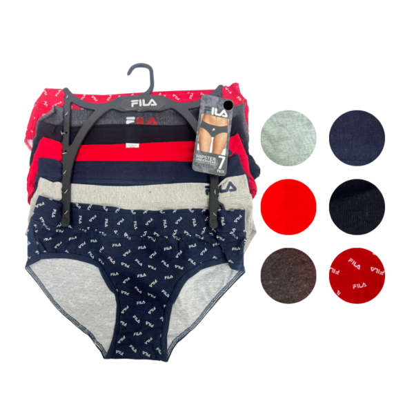Wholesale Brand Name Ladies’ Hipster Brief Navy - 7 Pack (Size: X-Large)