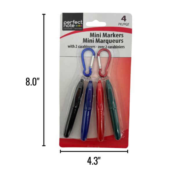 Wholesale Mini Markers - 4-Pack
