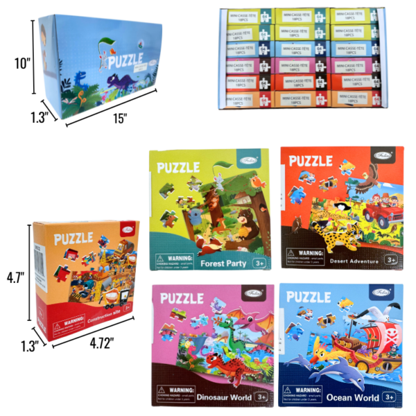 Wholesale Mini Puzzles Assorted
