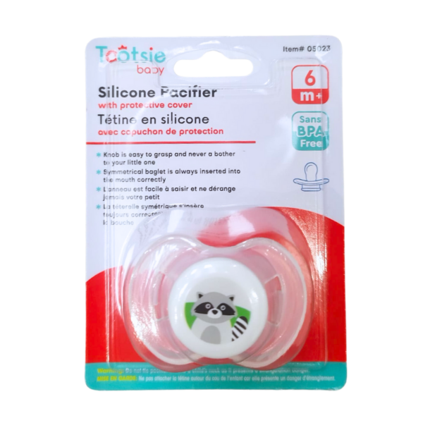 Wholesale Tootsie Baby Silicone Pacifiers, 0-6 months -Assorted Colours - Image 3