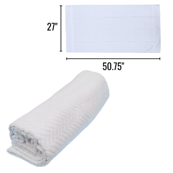Wholesale Bath Towel  – White (Size 27"x 52”)
