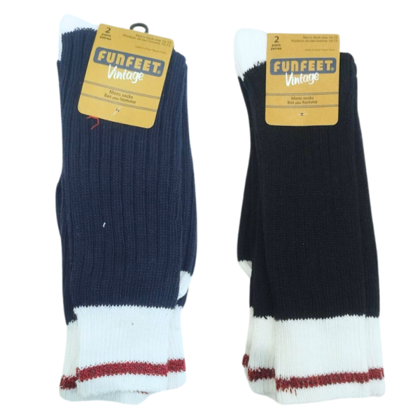Wholesale Adult Work Sock 2-Pack - 2 Colours (Size: 10-13) ($3.00 each)