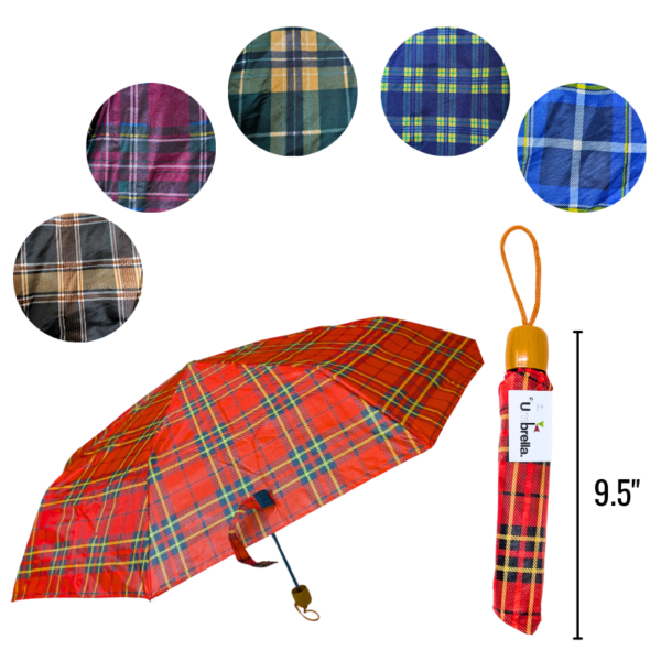 Wholesale Umbrella 3 Fold Mini 21" - Assorted Prints