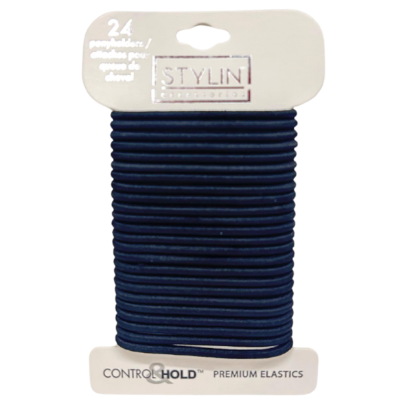 Wholesale Black Hair Elastics - 24-Pack ($0.06 each)