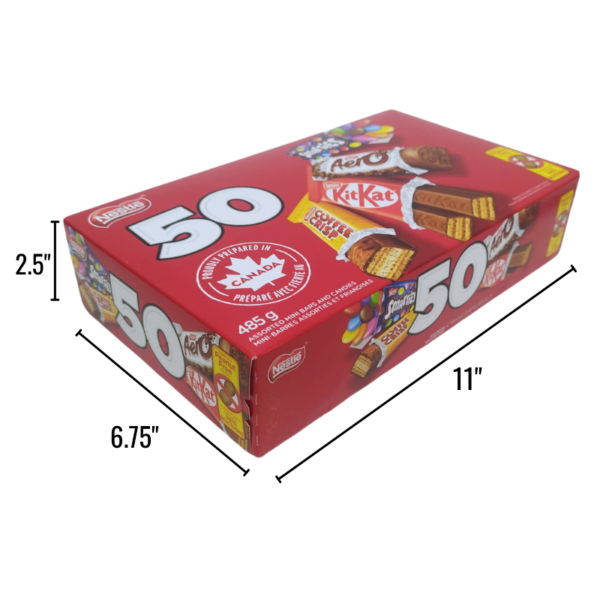 Wholesale Nestle Assorted Mini Chocolate Bars - 50 Pieces