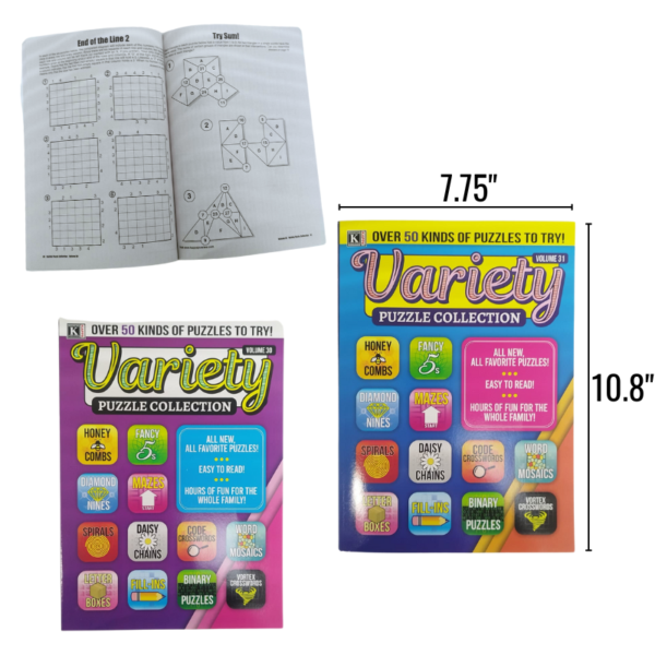 Wholesale Variety Puzzles Activity Book - Assorted Styles