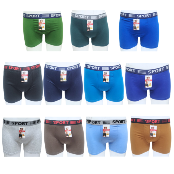 Wholesale Men’s Boxer Briefs – Assorted Colours (Size: L - Reduced Sizing)