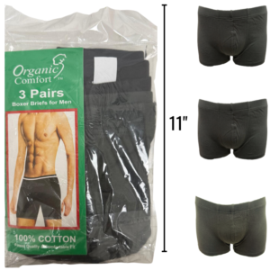 Wholesale Men’s Boxer Briefs 3 Pack Assorted Size Small($3.00 Each)
