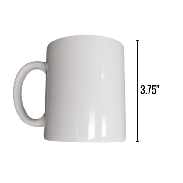 Wholesale Fuzion 'C' Handle Ceramic Mug - White