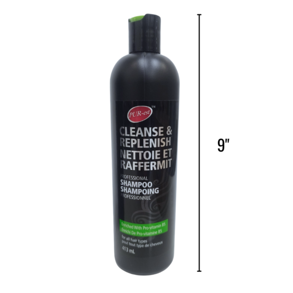 Wholesale Pure-est Cleanse & Replenish Shampoo (413ml)