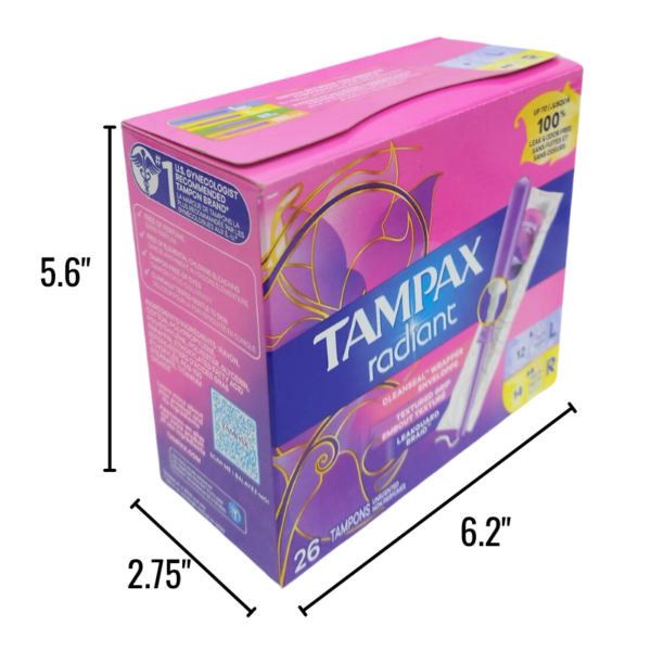 Wholesale Tampax Tampons Regular & Super - 26-Pack