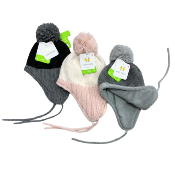 Wholesale Brand Name Children's Toque with Pom-Pom & Tassle - 3-Colours (4-6 years)