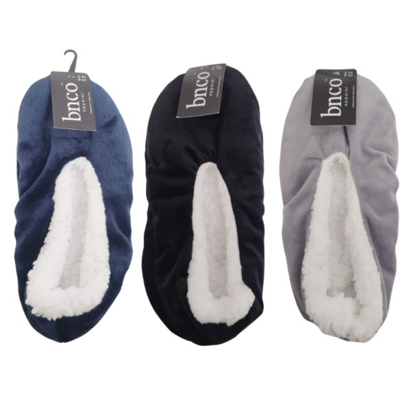 Wholesale Adult Slipper Socks Non Skid Size: S/M, L/XL - Assorted Colours