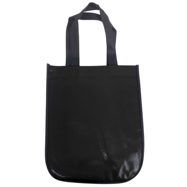 Wholesale Reusable Tote Bag - Black (9.25" W x 4.5" H)