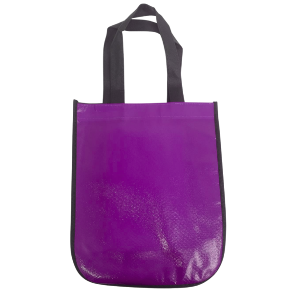 Wholesale Reusable Tote Bag - Purple (9.25" W x 4.5" H)