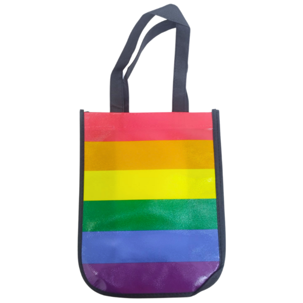 Wholesale Reusable Tote Bag - Rainbow (9.25" W x 4.5" H)