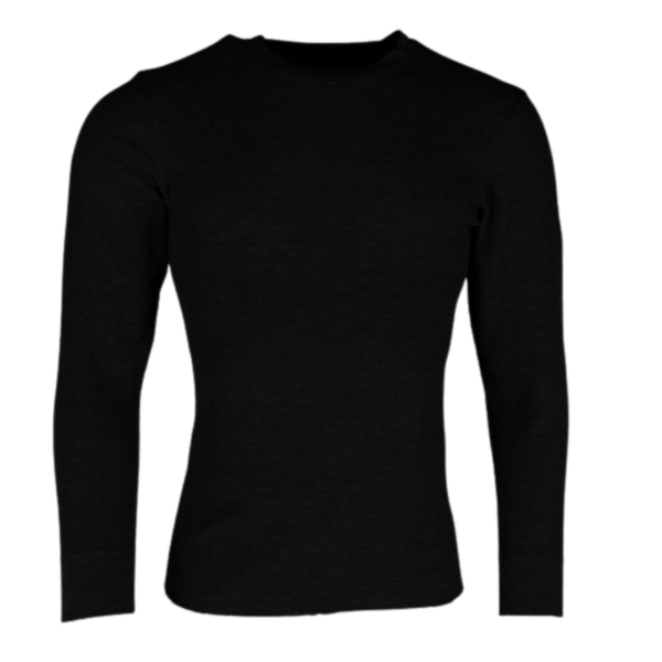 Wholesale Long Sleeve T-Shirt, Black Colour, Size: M