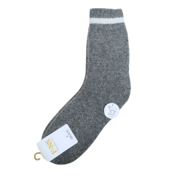 Wholesale Ladies Wool Blend Socks (Size 9-11) - Striped - Image 6
