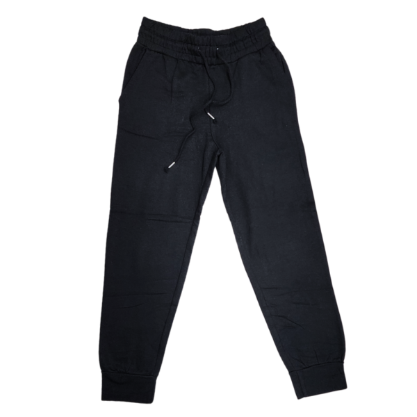 Wholesale Adult Track Pant With Cuff (Size: Small) – Black