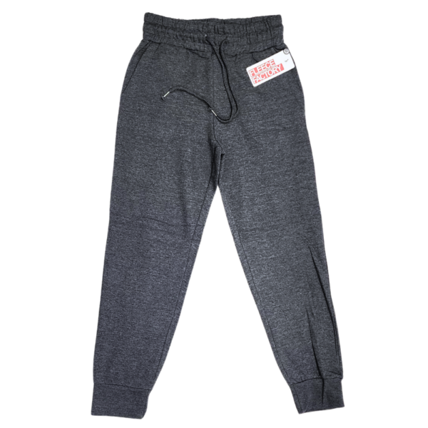 Wholesale Adult Track Pant With Cuff (Size: Small) – Charcoal