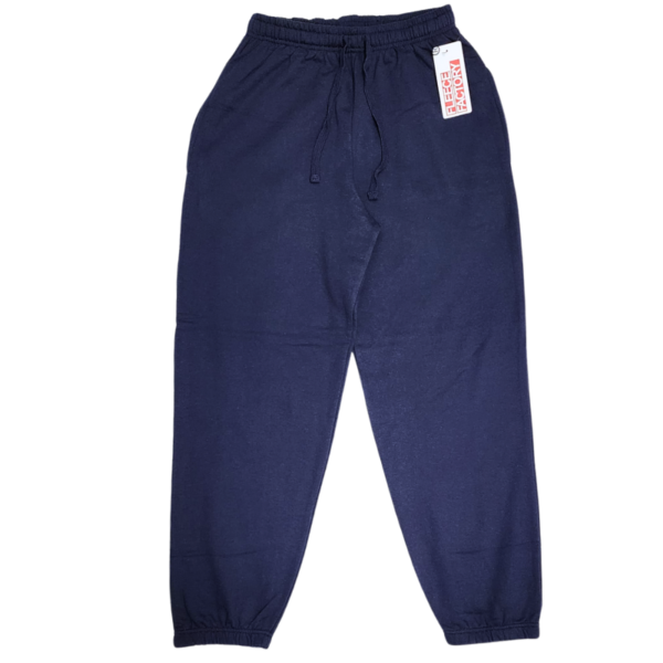 Wholesale Adult Track Pant With Cuff (Size: Large) – Navy