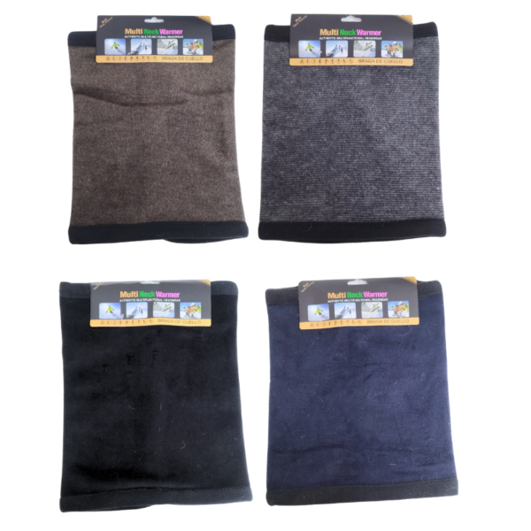 Wholesale Neck Warmers- Double Lined With Toggle-Assorted