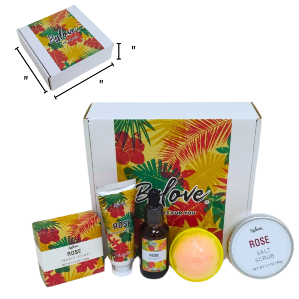 Wholesale Spa & Bath Gift 5-Piece Set - Rose Scent