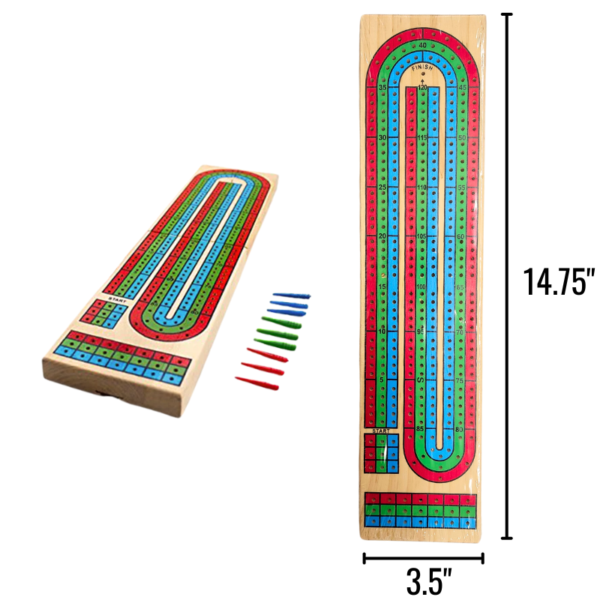Wholesale Cribbage Board Game - 3-Lane