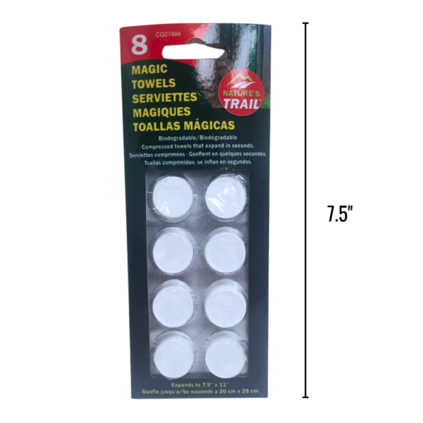 Wholesale Biodegradable Magic Towels - 8 Pack (7.9x11)