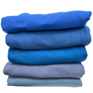Wholesale Polar Fleece Blanket – Asst. Shades of Blue (Size: 60″ x 80″)