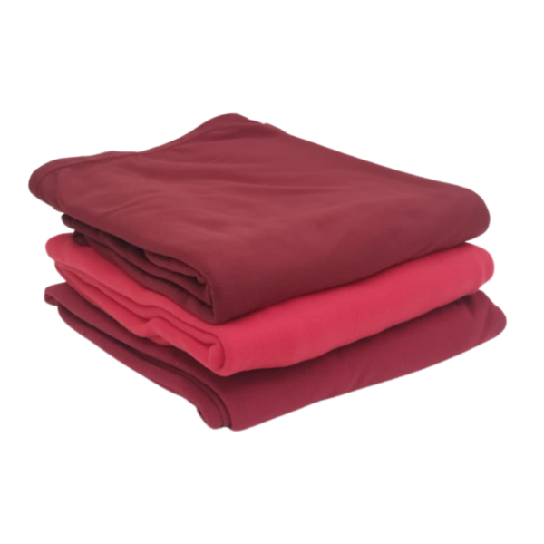 Wholesale Polar Fleece Blanket – Asst. Shades of Red (Size: 60″ x 80″)
