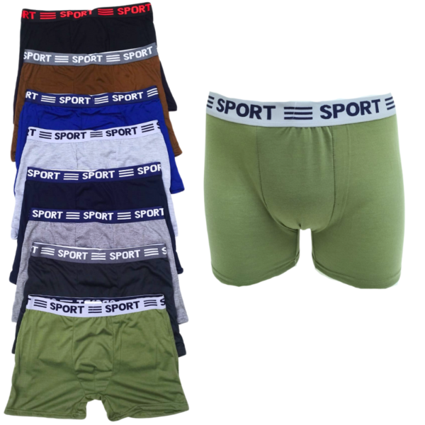 Wholesale Men’s Boxer Briefs – Assorted Colours (Size: M)
