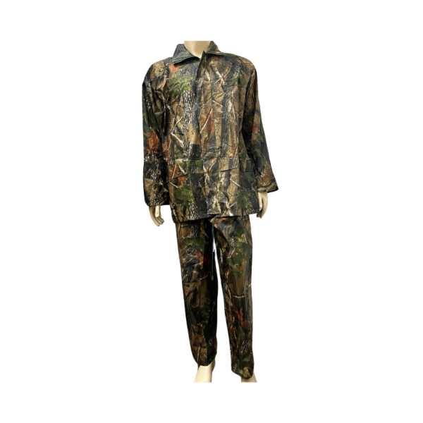 Wholesale Men's 2-Piece Rain Suit With Jacket And Pants - Camo (Size M - 2XL)