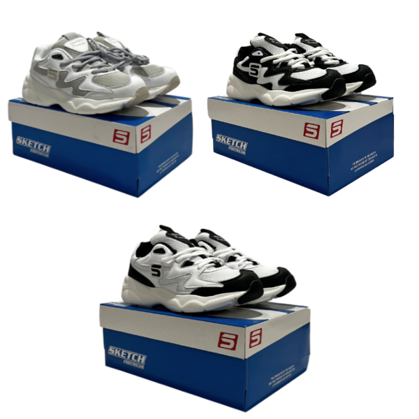Wholesale Ladies' Laced Running Shoe Asst. Colours (Size 5.5-8)