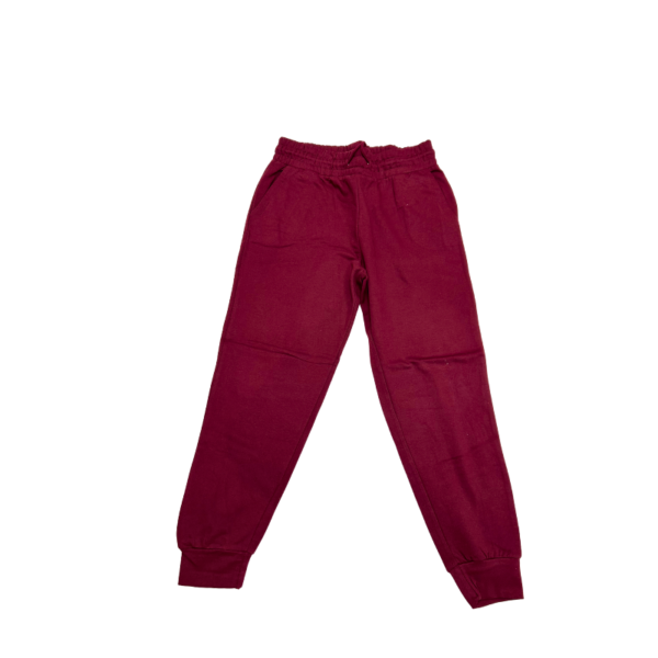 Wholesale Adult Track Pant With Cuff (Size: XLarge) – Burgundy