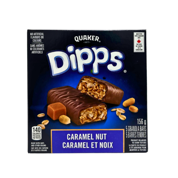 Wholesale Brand Name Quaker Granola Bars Dipps Caramel Nut - 5 Pack - Image 2