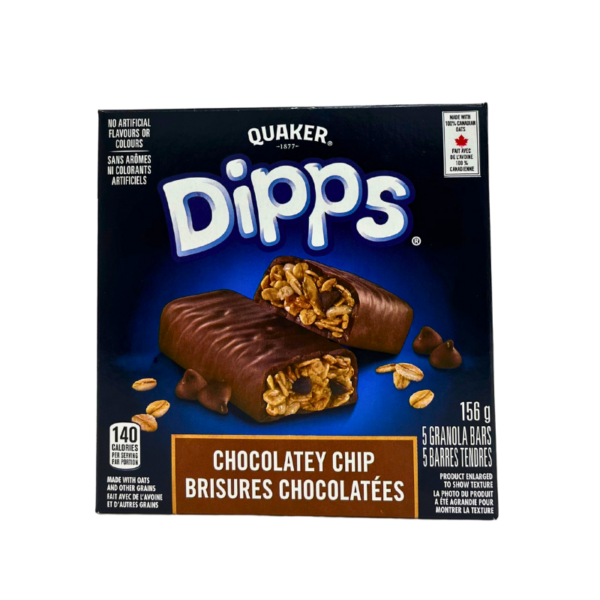 Wholesale Wholesale Brand Name Quaker Granola Bars Dipps Chocolatey Chip - 5 Pack - Image 2
