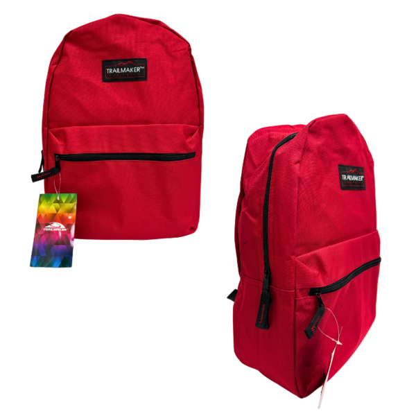 Wholesale Backpack 17" - Assorted Colours - Image 6