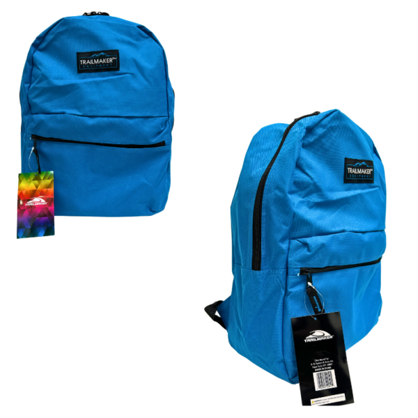 Wholesale Backpack 17" - Assorted Colours - Image 7
