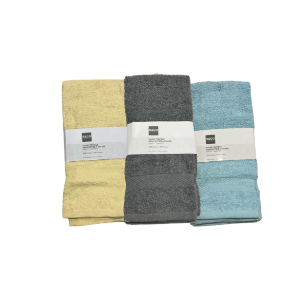 Wholesale Hand Towels - Assorted Colours (Size 15" x 25") ($2.50 Each)