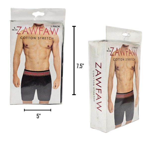 Wholesale Men’s Boxer Briefs, Asst Colours, 3-Pack (Size: S-2XL) ($3.00 each)