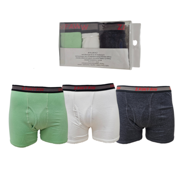Wholesale Men’s Boxer Briefs, Asst Colours, 3-Pack (Size: S-2XL) ($3.00 each) - Image 2
