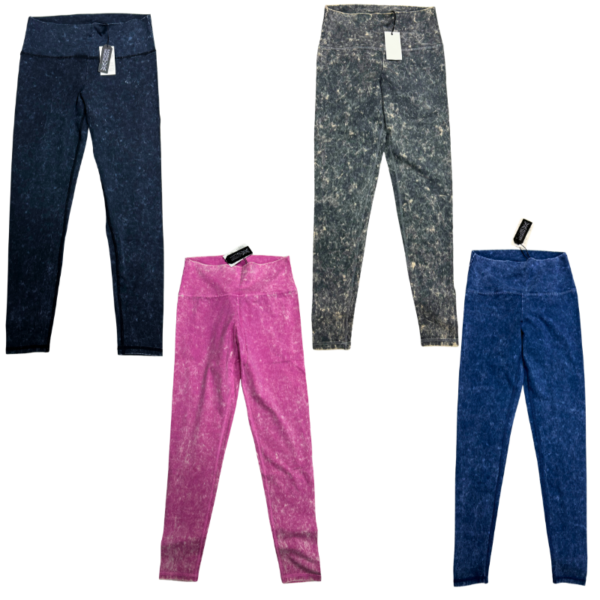 Wholesale Ladies’ Brand Name Kangol Leggings - Asst. Colours (Size:XS-XL)
