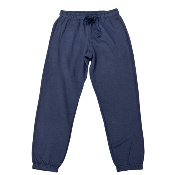 Navy Track Pant On White Background