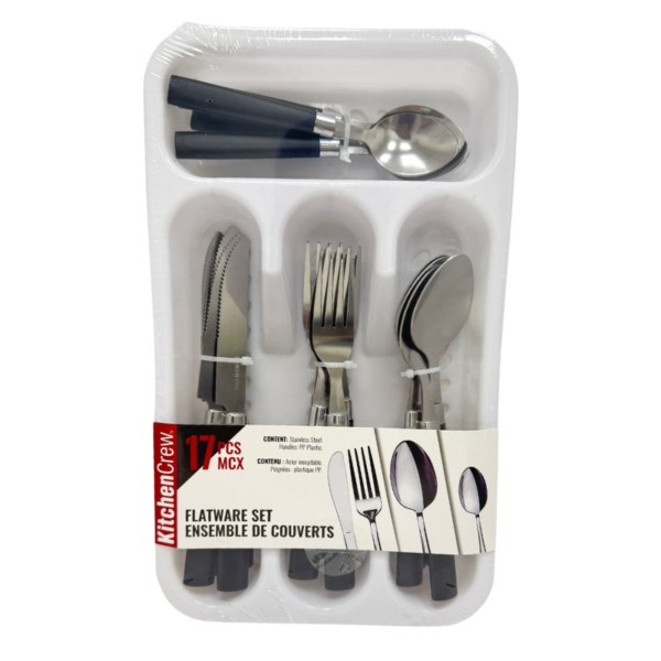 Cutlery Set – 17 Piece With Tray
