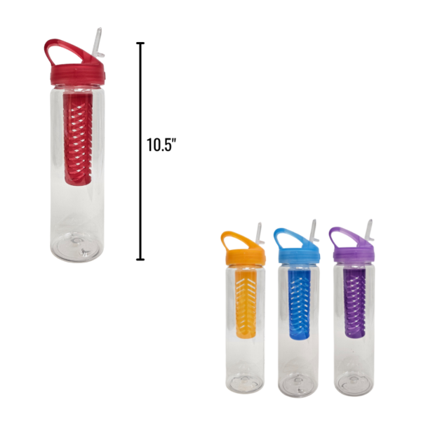 Wholesale Water Bottle with Infuser 10.5" - Assorted Colours