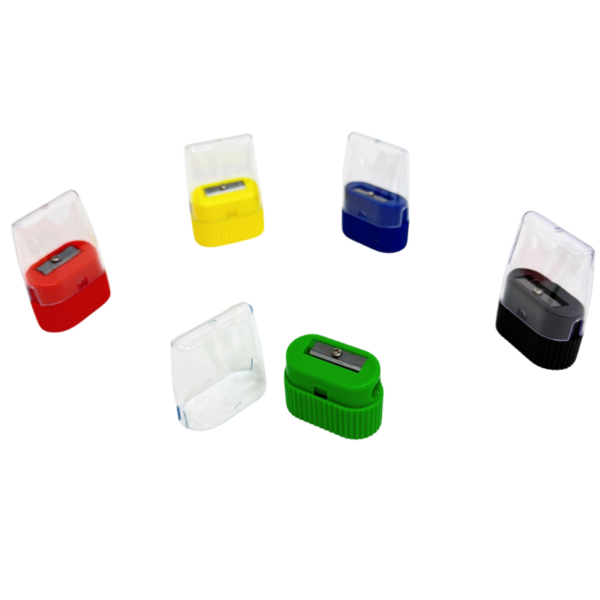 Wholesale Pencil Sharpener with Canister - Asst Colours