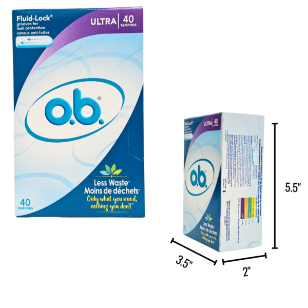 Wholesale o.b. Tampons, 40-Pack - Ultra